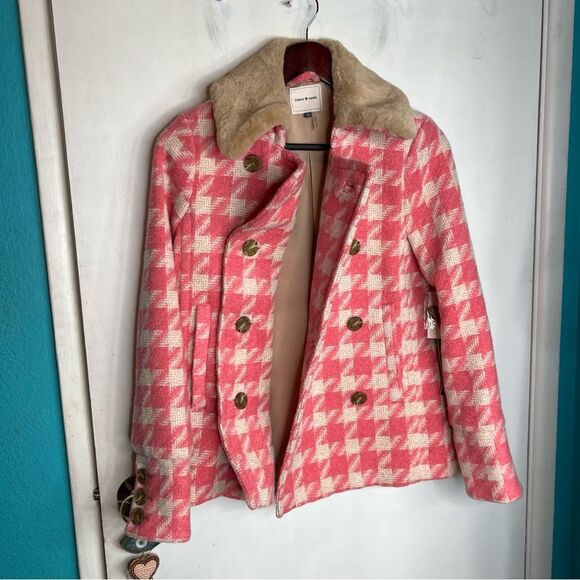 Court & Rowe Houndstooth Peacoat beautiful condition new with tags - Picture 6 of 12